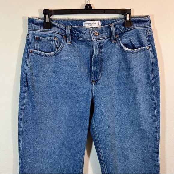 Abercrombie & Fitch The Baggy Low Rise Jeans 8Long - Picture 2 of 11
